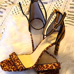 Vince Camuto Leopard Print Heels